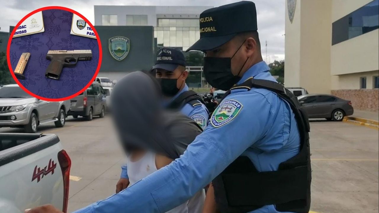 Capturan a menor hondureño cuando intentó matar a comerciante que no quiso pagar extorsión en Tegucigalpa