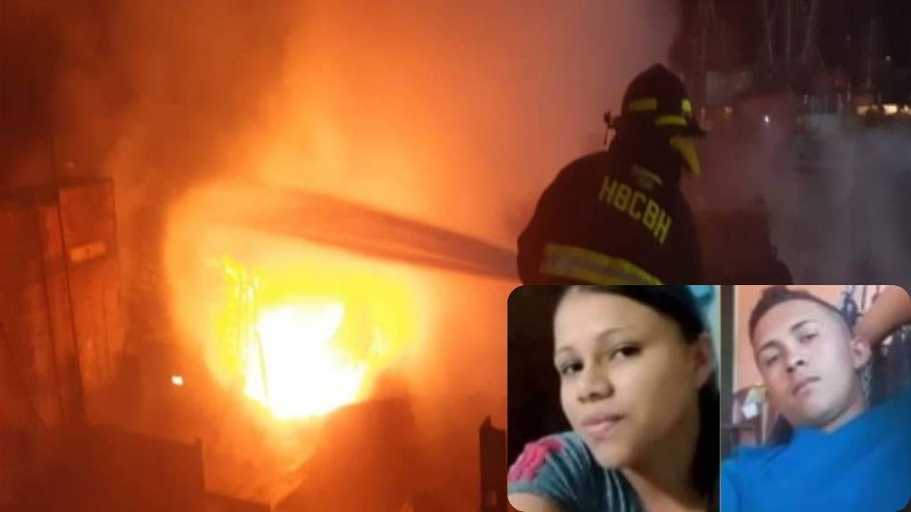 Joven pareja muere calcinada en un incendio en su vivienda en Trujillo, Colón