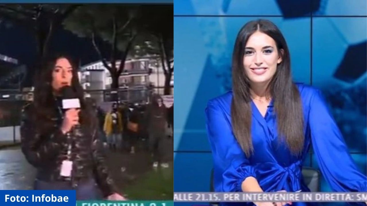 Periodista fue 'manoseada' en una transmisión en Italia y el comentario de su compañero  desató polémica