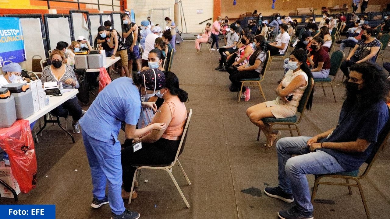 Un 43 % de la población meta en Honduras vacunada con las dos dosis contra el covid