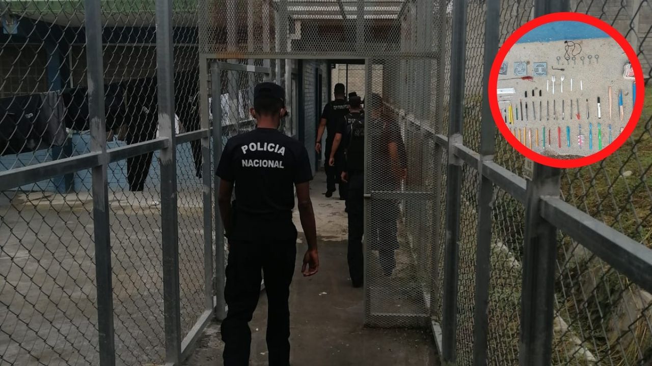Imagen de Hallan armas blancas, alcohol y jeringas en centro de menores de San Pedro Sula, Honduras