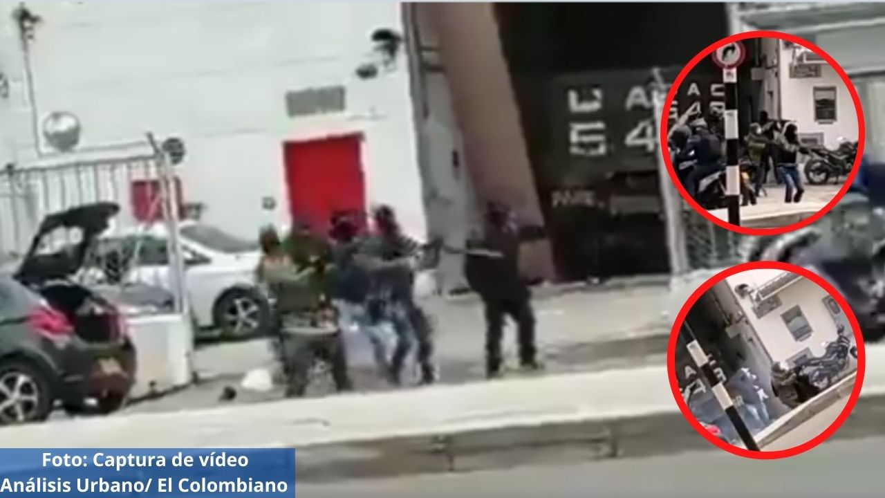 Imagen de ¡De película! Policías frustran robo en empresa colombiana en medio de balacera