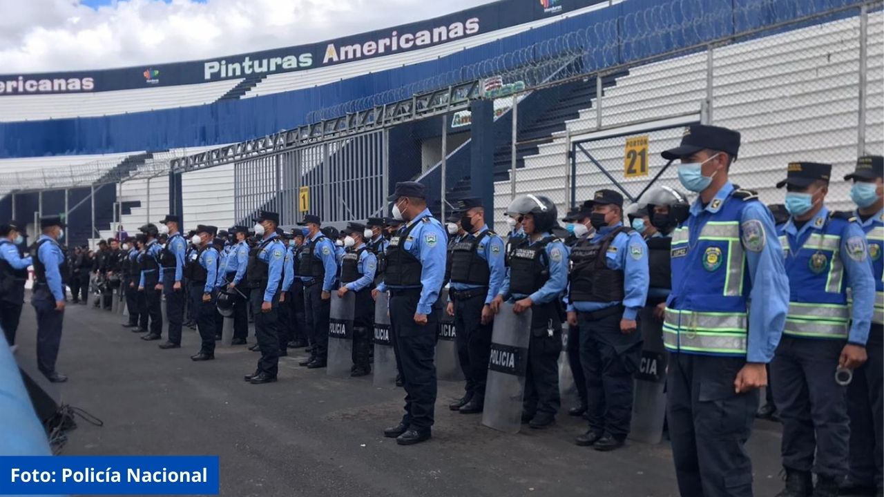 Policía Nacional garantizará seguridad en el partido entre Olimpia y Marathón