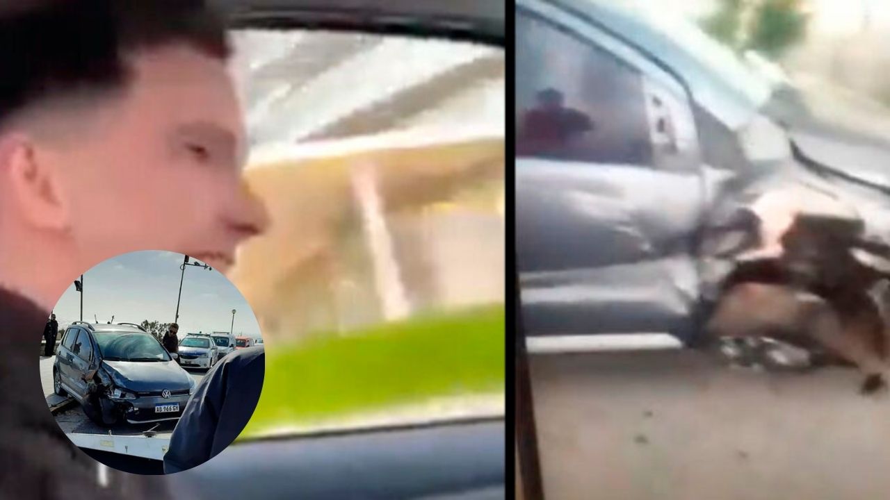'Si nos matamos, nos matamos', jóvenes argentinos graban su propio choque, aquí el video