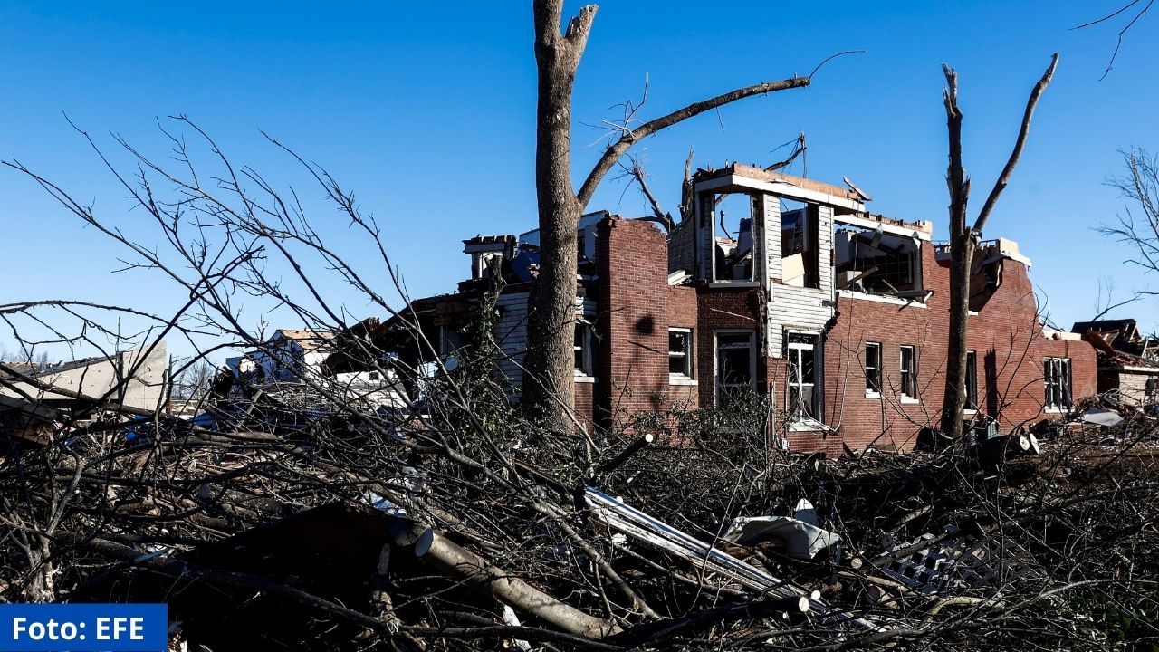 Se confirman 88 personas fallecidas por tornados en Kentucky, Estados Unidos