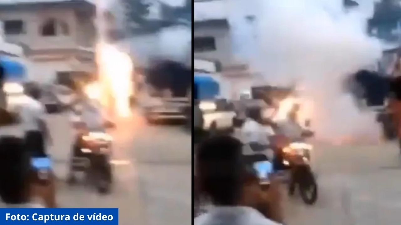 Tres personas resultan heridas tras explosión de pirotecnia en procesión en honor a la Virgen de Guadalupe en México