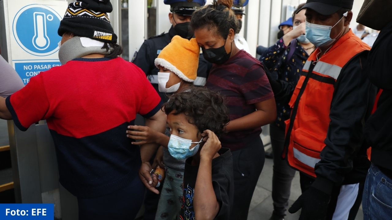 Caravana migrante pide apoyo a Comisión mexicana de Derechos Humanos para regularizarse