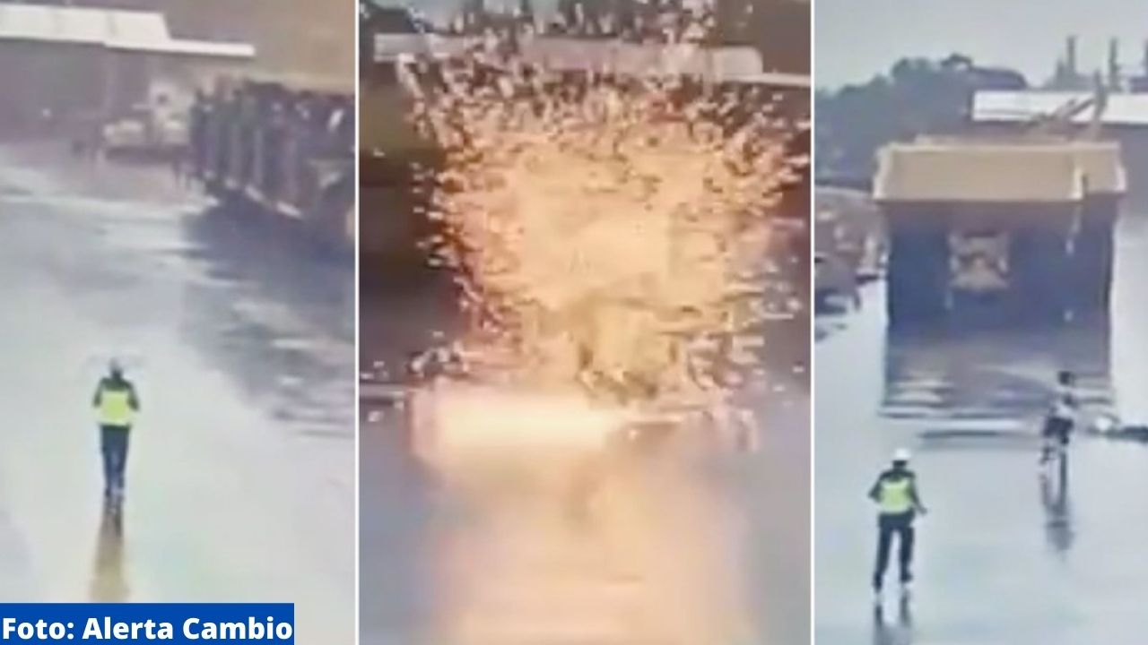 ¡Sorprendente!: Hombre sobrevive al impacto de un rayo gracias a su sombrilla