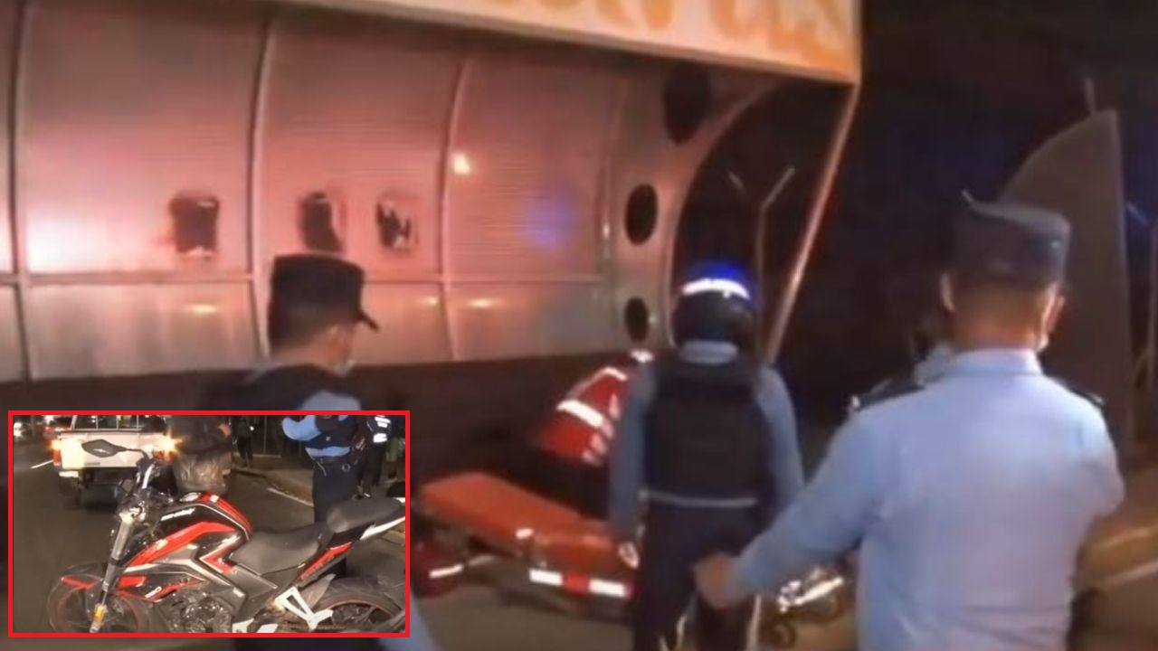 Supuesto ladrón hondureño muere en accidente en la moto que se había robado minutos antes