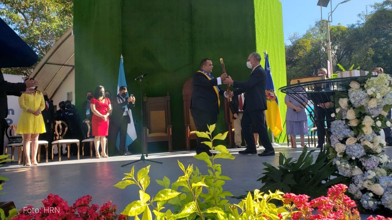 Así se desarrolló la toma de posesión del nuevo alcalde de Tegucigalpa, Jorge Aldana
