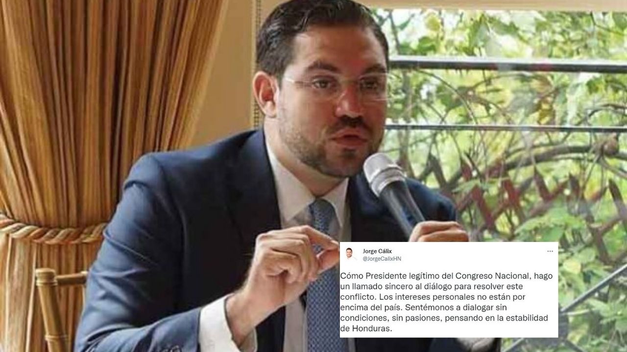 'Sentémonos a dialogar, los intereses personales no están encima del país': Jorge Cálix propone acercamiento