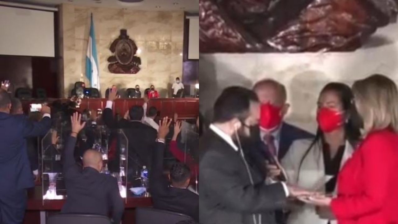 Esta es la junta directiva del Congreso Nacional que quedó integrada en sesión paralela