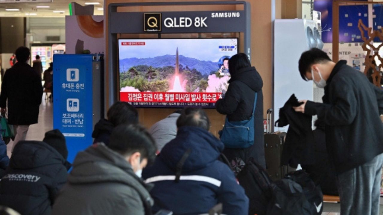 Corea del Norte lanzó el domingo su misil más potente desde 2017