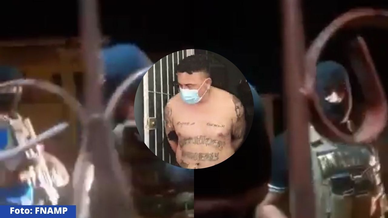 VIDEO: 'En el nombre de Jesús', este es el momento exacto de la captura de 'Viejo Lencho' de la MS-13
