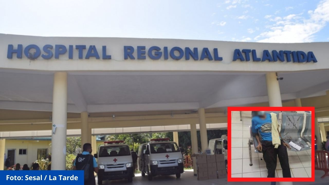 Muere persona de la tercera edad en sala de espera del Hospital Regional de Atlántida