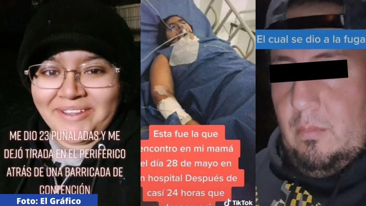 VIDEO: Mujer fue apuñalada 23 veces y aventada sobre periférico de CDMX; pide apoyo en TikTok