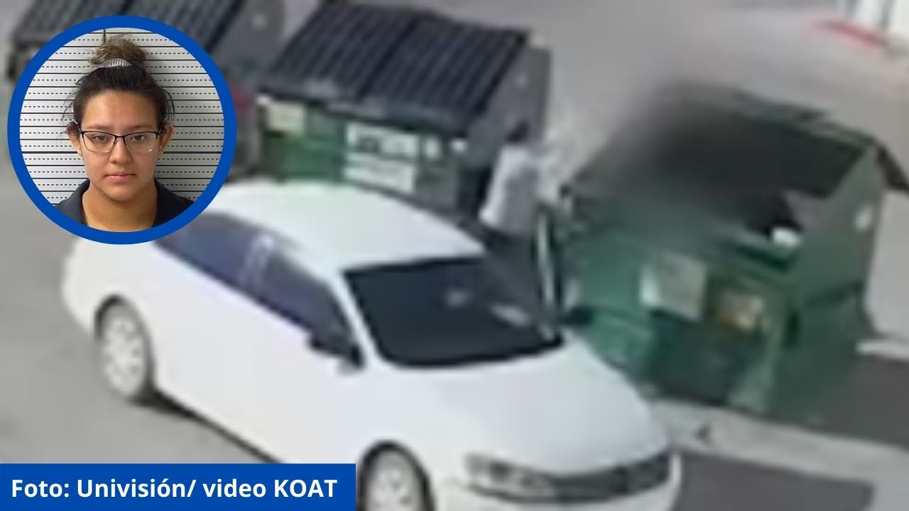 Cámara captó el momento en que una mujer tiró su bebé a la basura