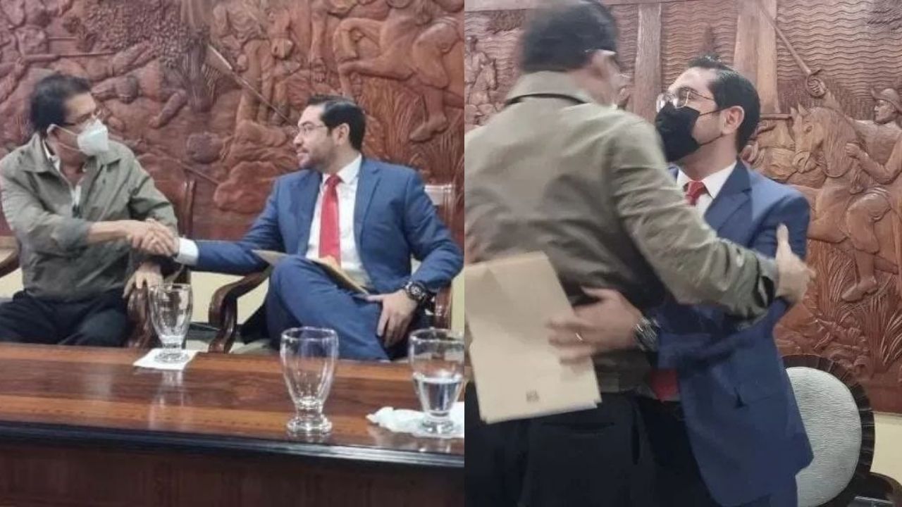 Jorge Cálix y diputados disidentes de Libre reconocen a Luis Redondo como presidente del Congreso