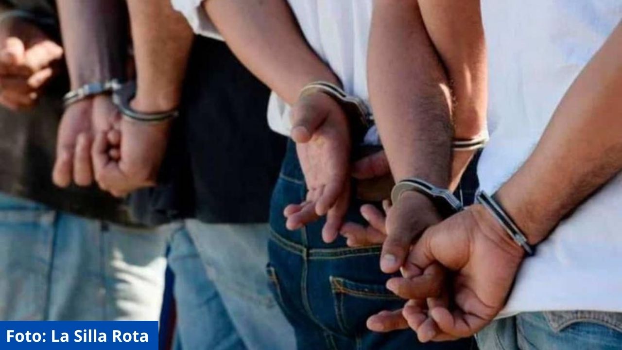 Detienen seis presuntos miembros de la Pandilla 18 después de enfrentamiento armado