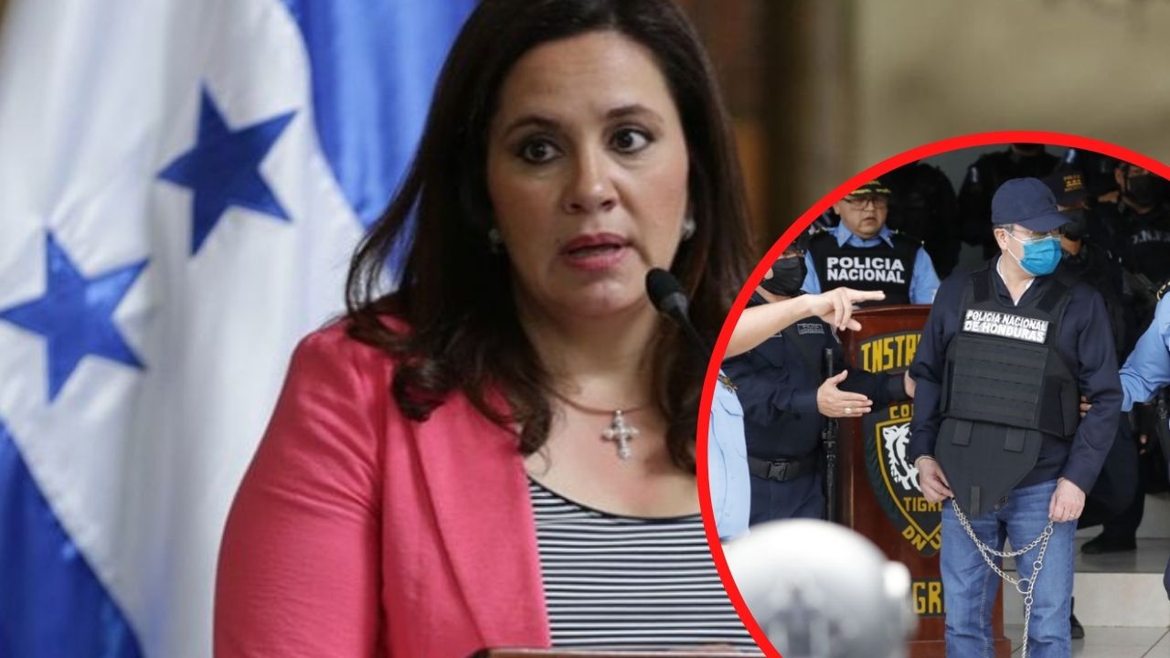 Esposa del expresidente Juan Orlando Hernández denuncia violación de derechos humanos