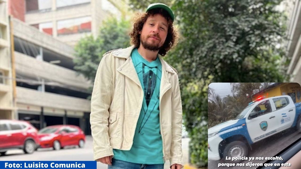 Luisito Comunica es resguardado por la Policía Nacional tras su llegada a Honduras