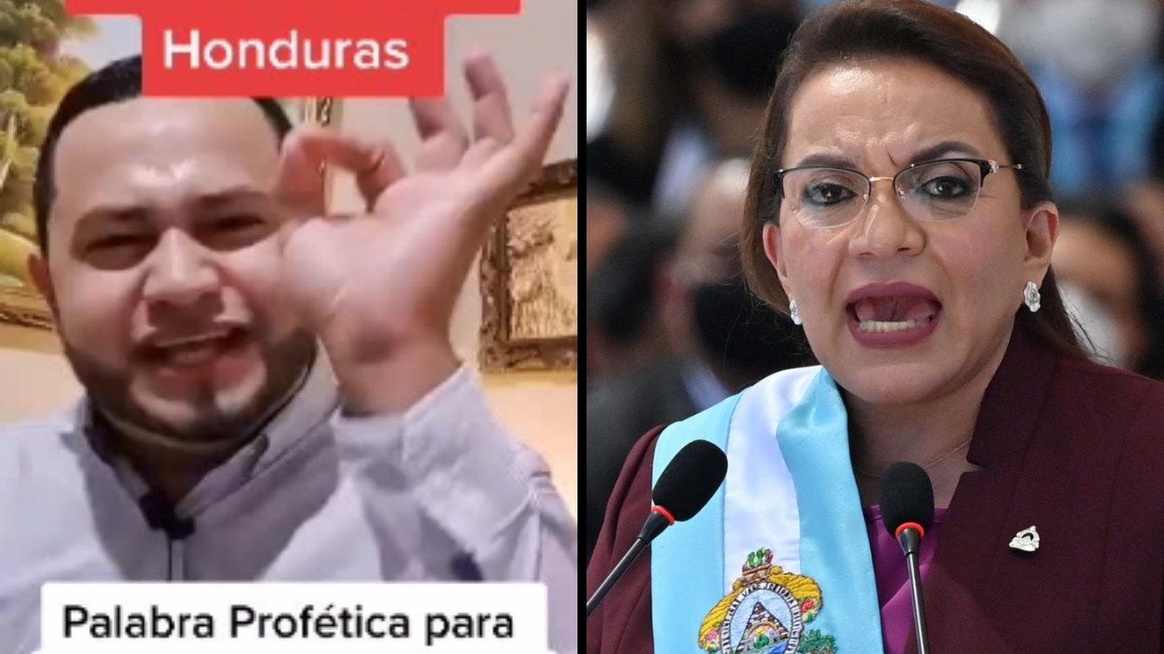 Vídeo: ‘Si entregas esta nación a Satanás serás despedazada’: pastor de Tiktok amenaza a Xiomara Castro