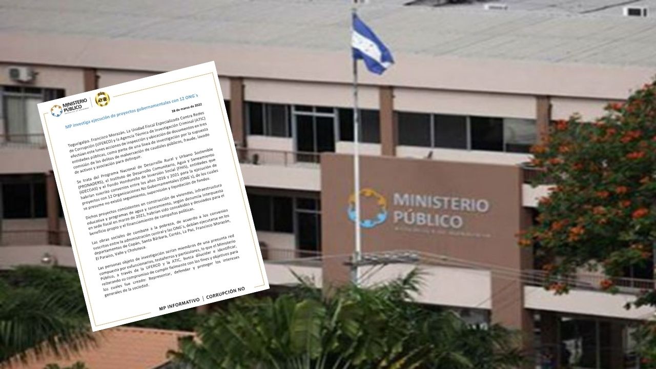 MP investiga desvío de fondos para campaña políticas entre 2016 y 2021