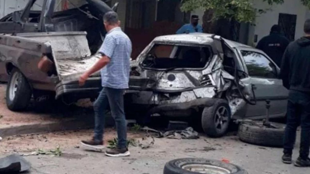 Joven causó un accidente y dijo que iba a toda velocidad porque 'lo perseguía el diablo'