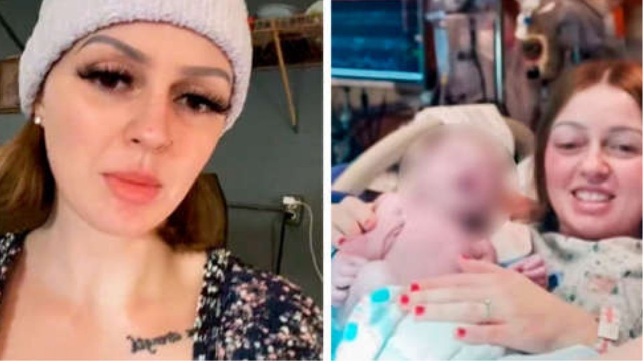 Una mujer relata cómo su ojo izquierdo salió de su órbita por pujar tan fuerte mientras daba a luz