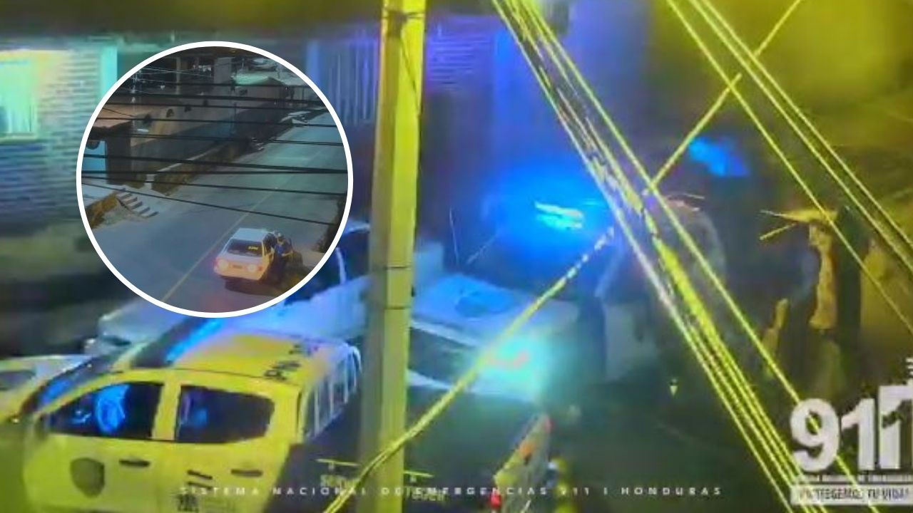 Vídeo: Hondureño a pie logra escapar de supuestos ladrones que iban en taxi por la Kennedy
