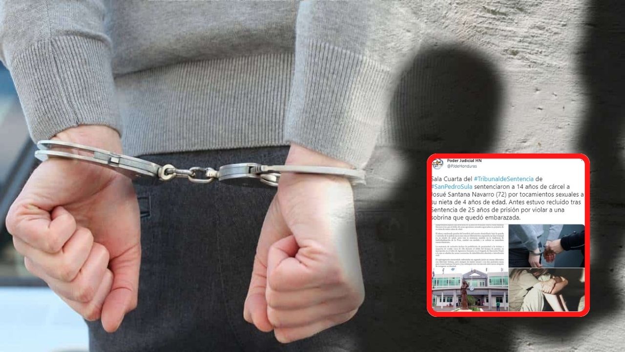 Hombre de 72 años es condenado por abuso sexual contra su nieta