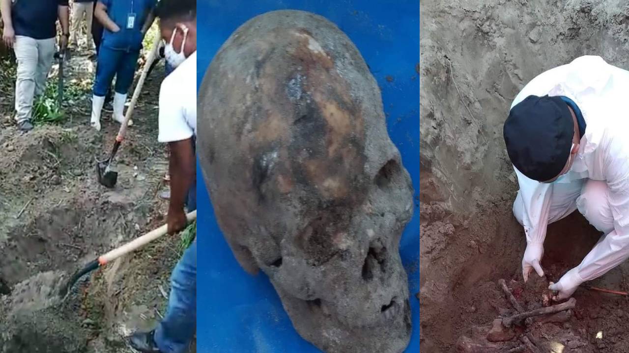 Hallan primera osamenta humana en cementerio clandestino en San Pedro Sula