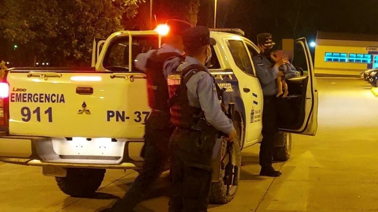 Rescatan a una bebé que fue abandonada por su madre al no poder venderla en Lempira