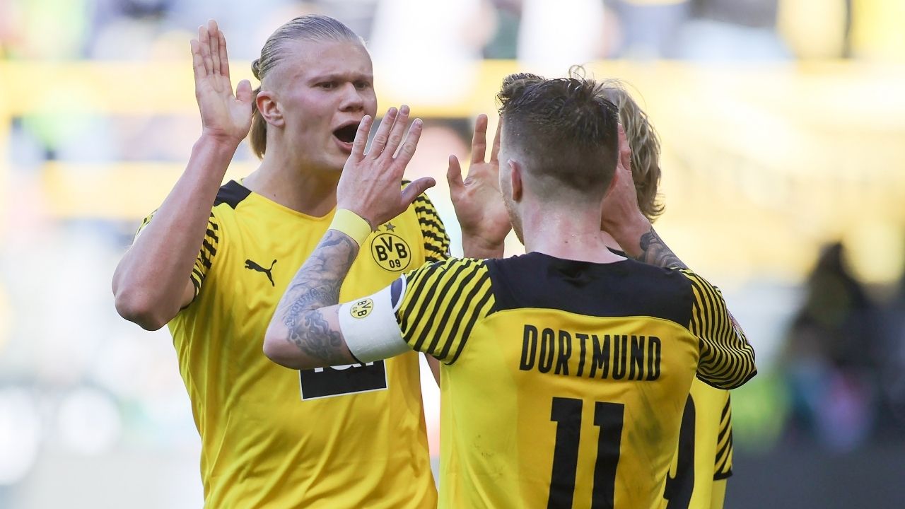 Haaland propicia la goleada del Borussia Dortmund