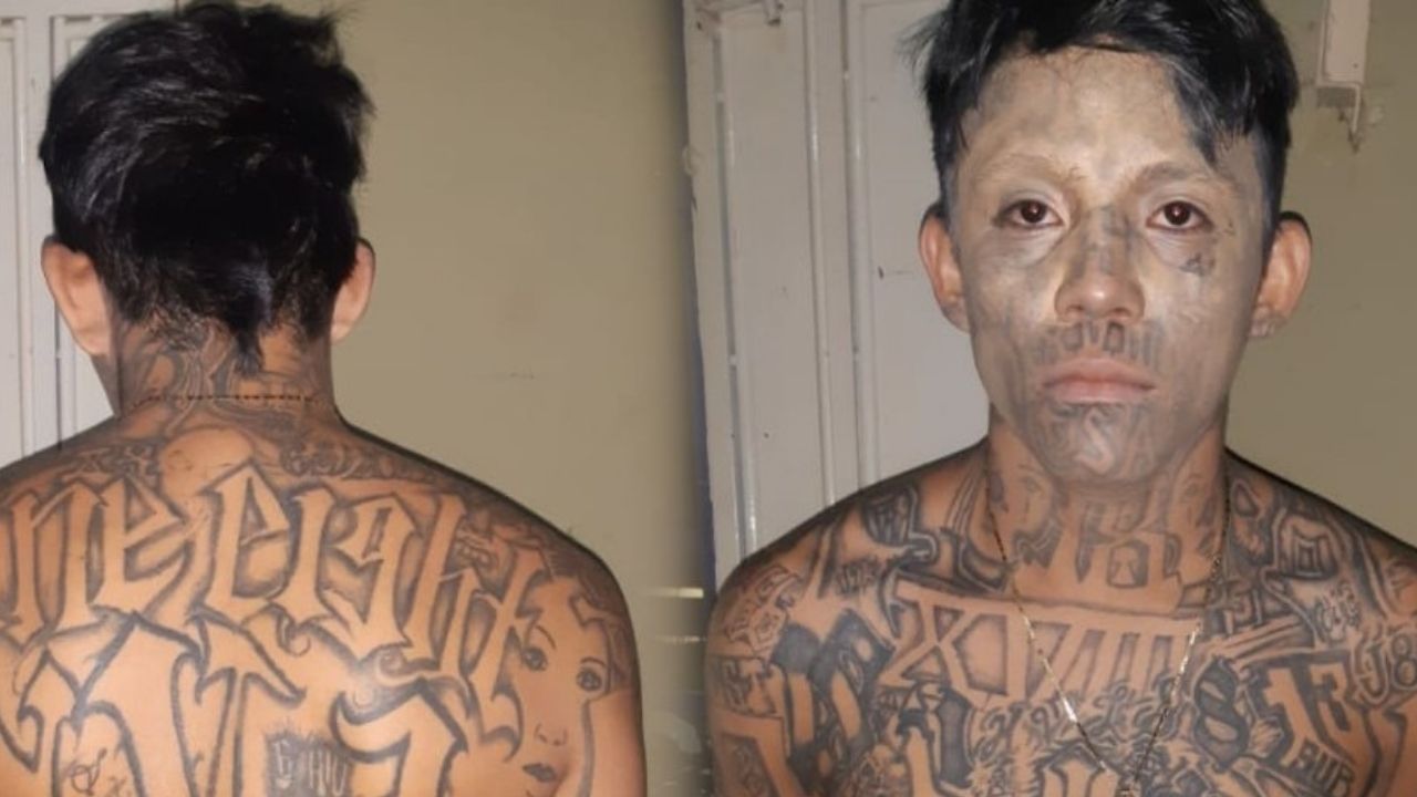 Pandillero usó varias capas de maquillaje para ocultar sus tatuajes y poder huir de El Salvador
