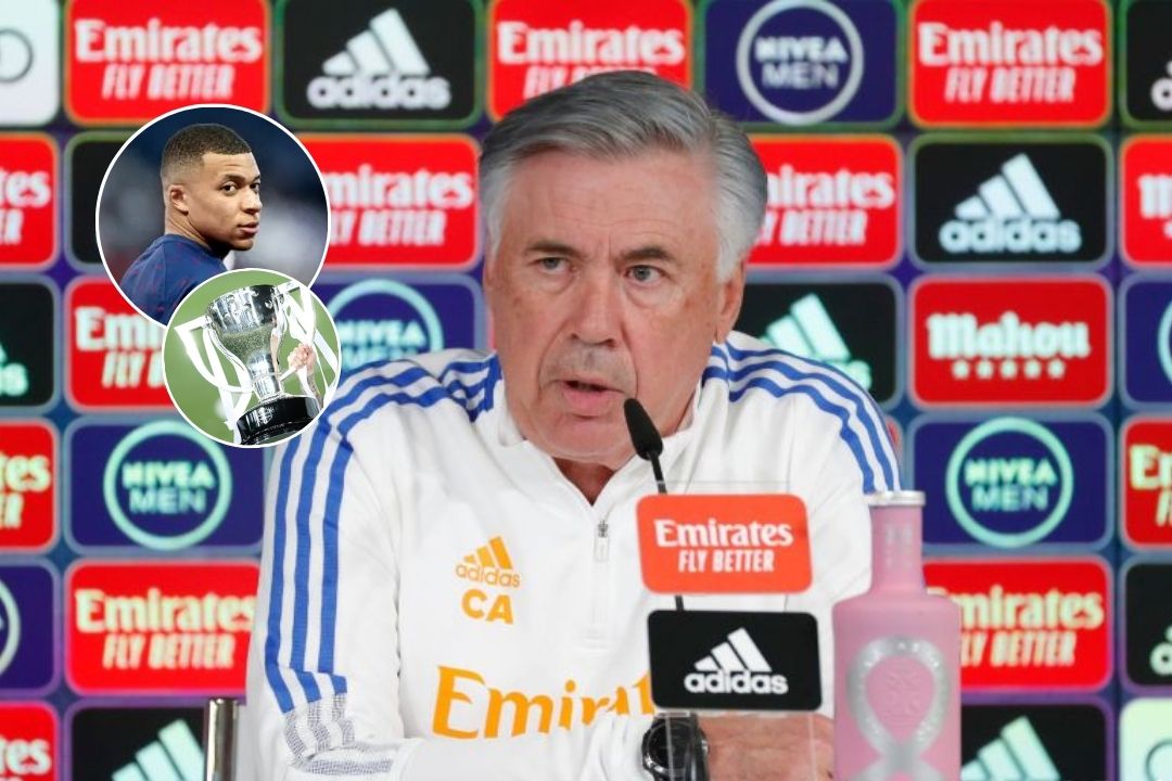 Carlo Ancelotti se refirió así a la posible llegada de Mbappé al Madrid, que este sábado podría ganar LaLiga