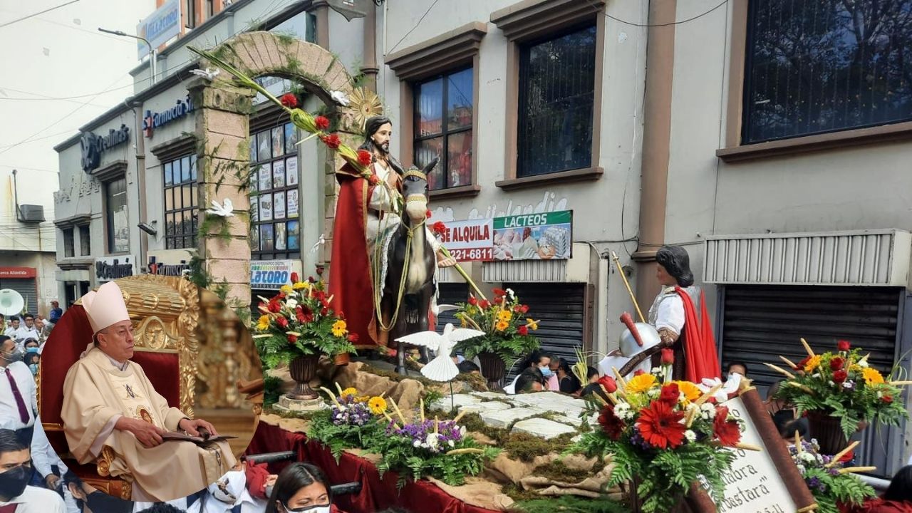 Cardenal Rodríguez lamenta la violencia en el mundo, este fue su mensaje de Domingo de Ramos