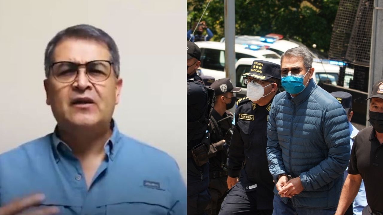'Soy inocente', el último mensaje del expresidente Hernández previo a ser extraditado