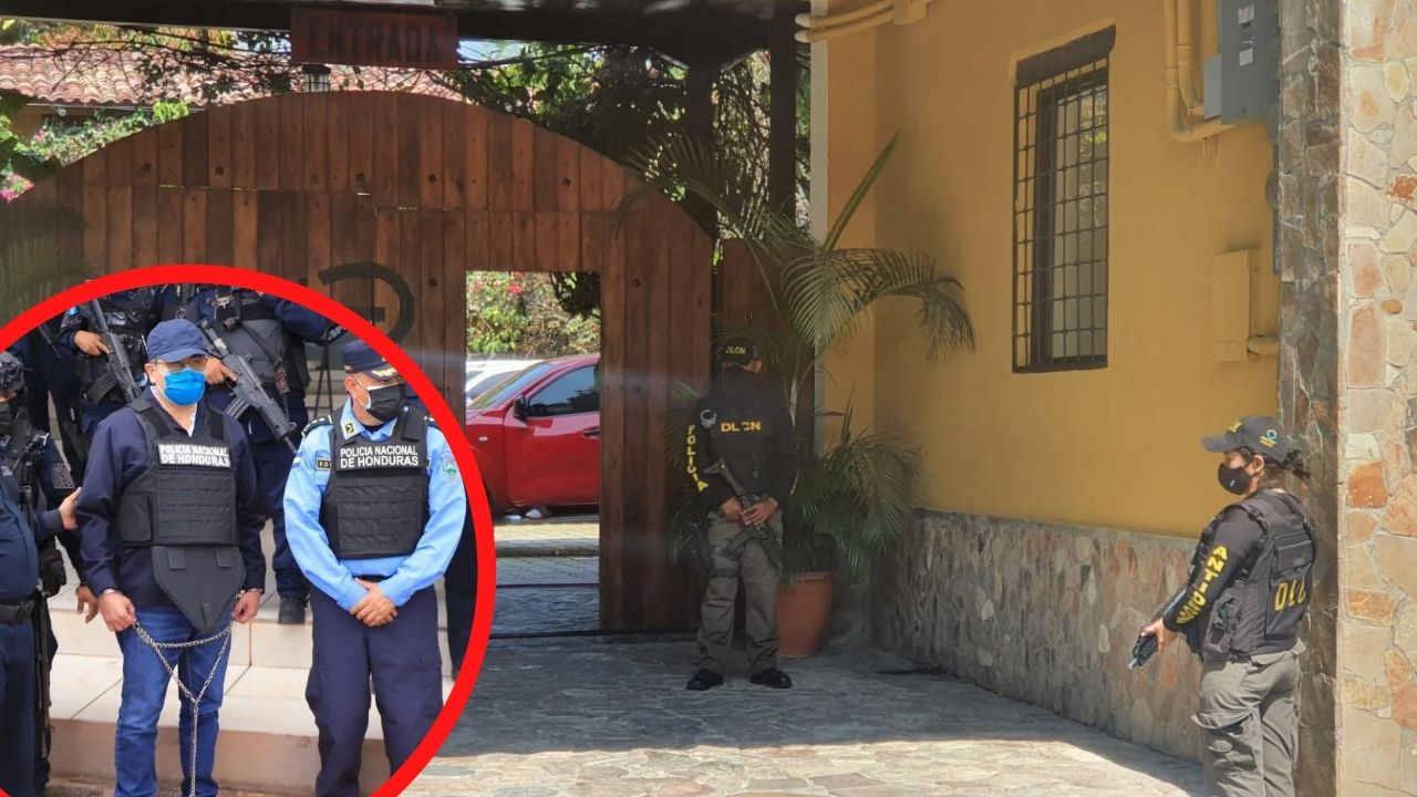 Primeras imágenes del aseguramiento de bienes al  expresidente Juan Orlando Hernández