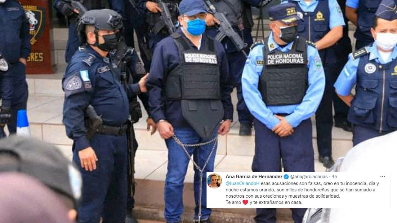 'Te amo': Ana García dedica sentido mensaje a JOH a días de su extradición