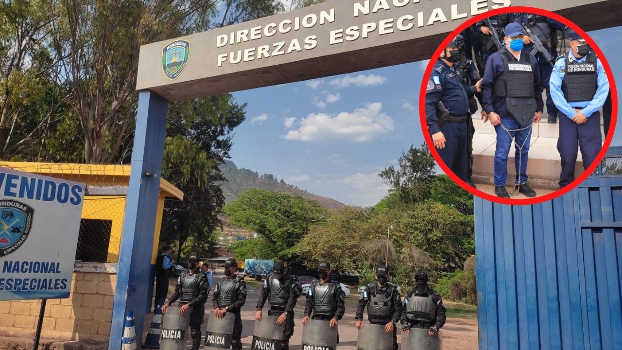 Bajo fuerte resguardo policial se encuentra JOH en “Los Cobras”