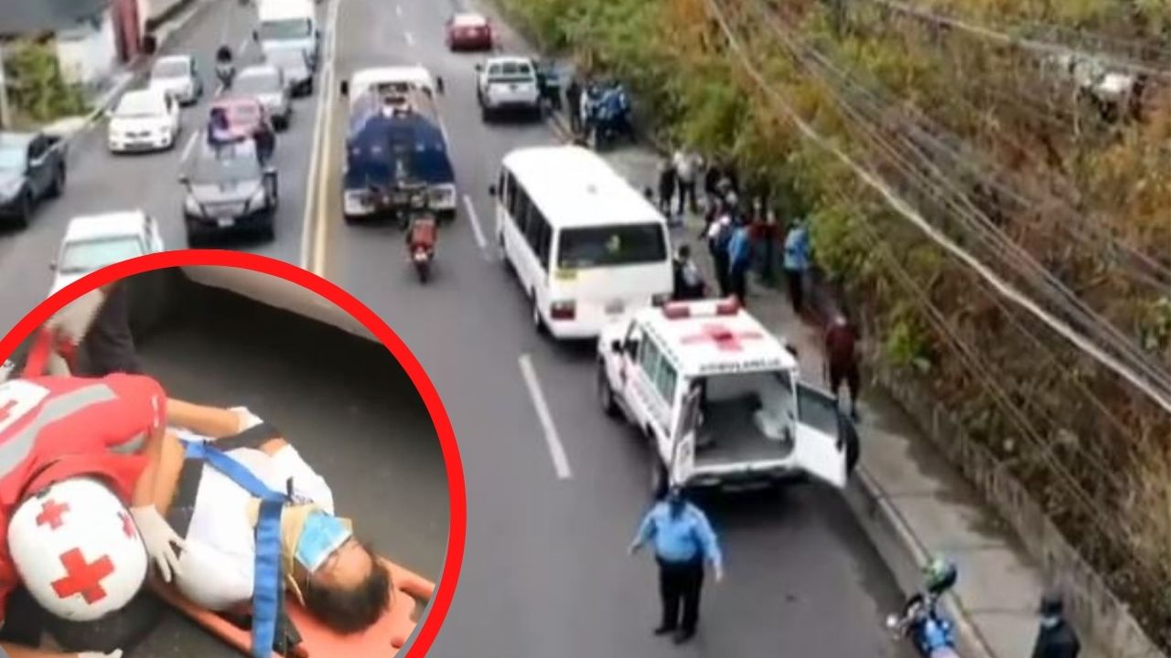Hondureña se salvó de morir: cayó desde un rapidito en marcha en Comayagüela