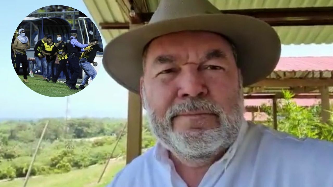'Parecía un Coliseum romano', Roberto Contreras reaccionó a la pelea entre barras en el estadio Morazán
