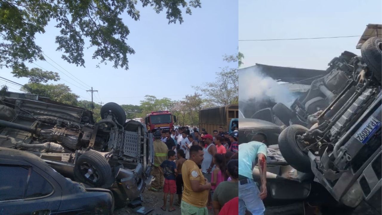 Imágenes del accidente que dejó cuatro muertos en Villanueva: niño de un año entre las víctimas