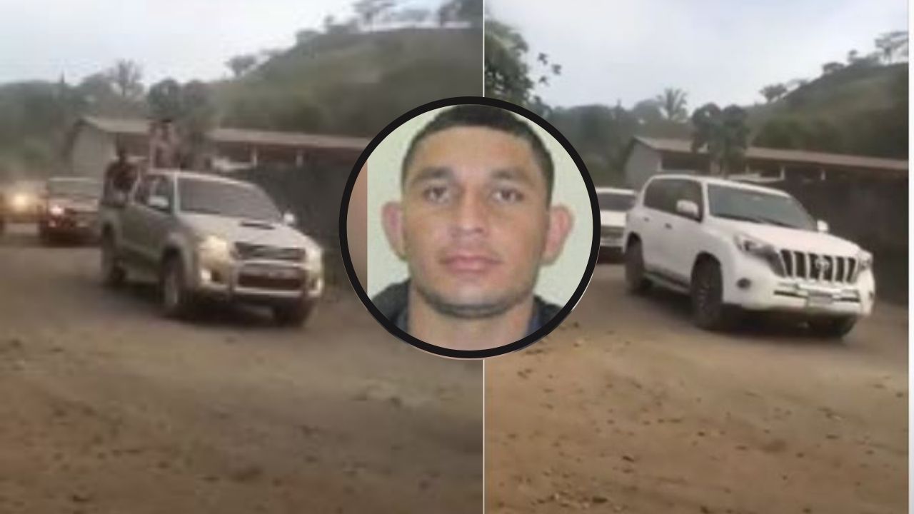 Caravana de carros de lujo en sepelio de Tito Montes Bobadilla en Colón