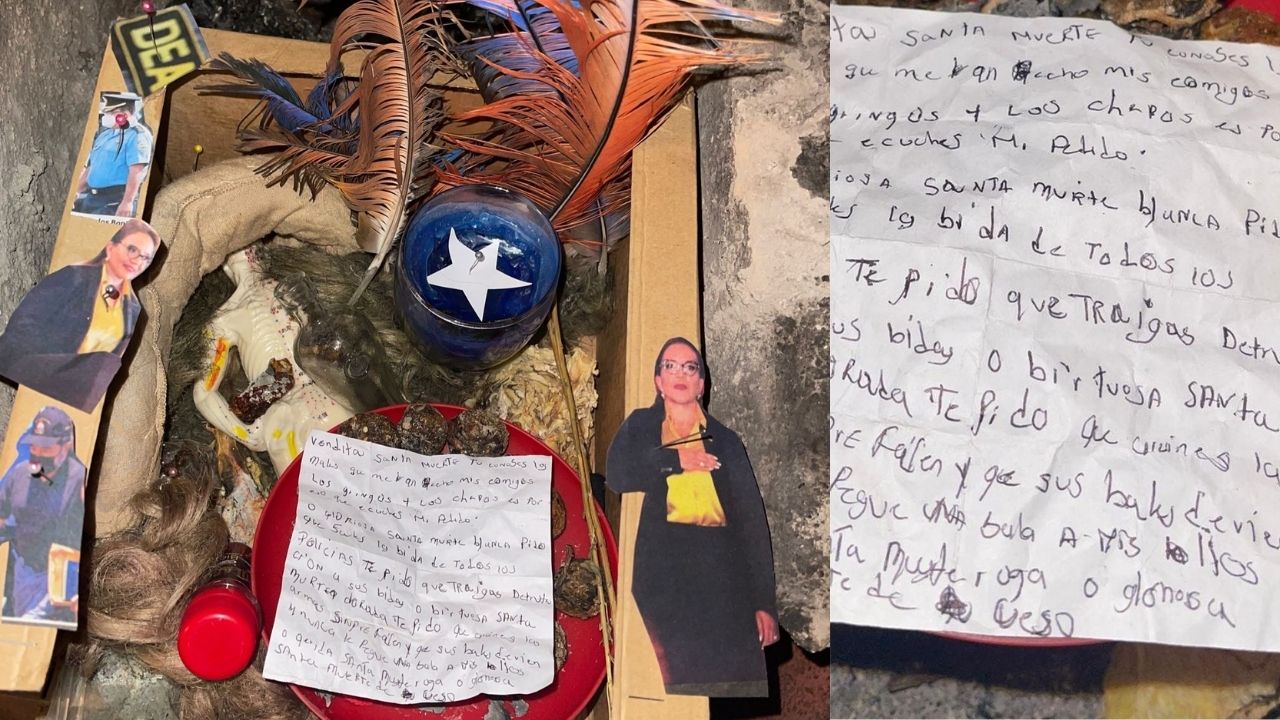 Esto es lo que dice la carta de ritual a la muerte encontrada durante el operativo contra el clan Montes Bobadilla