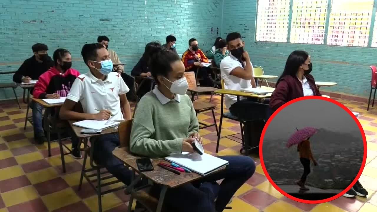 Suspenden clases presenciales en   Tegucigalpa por las fuertes lluvias