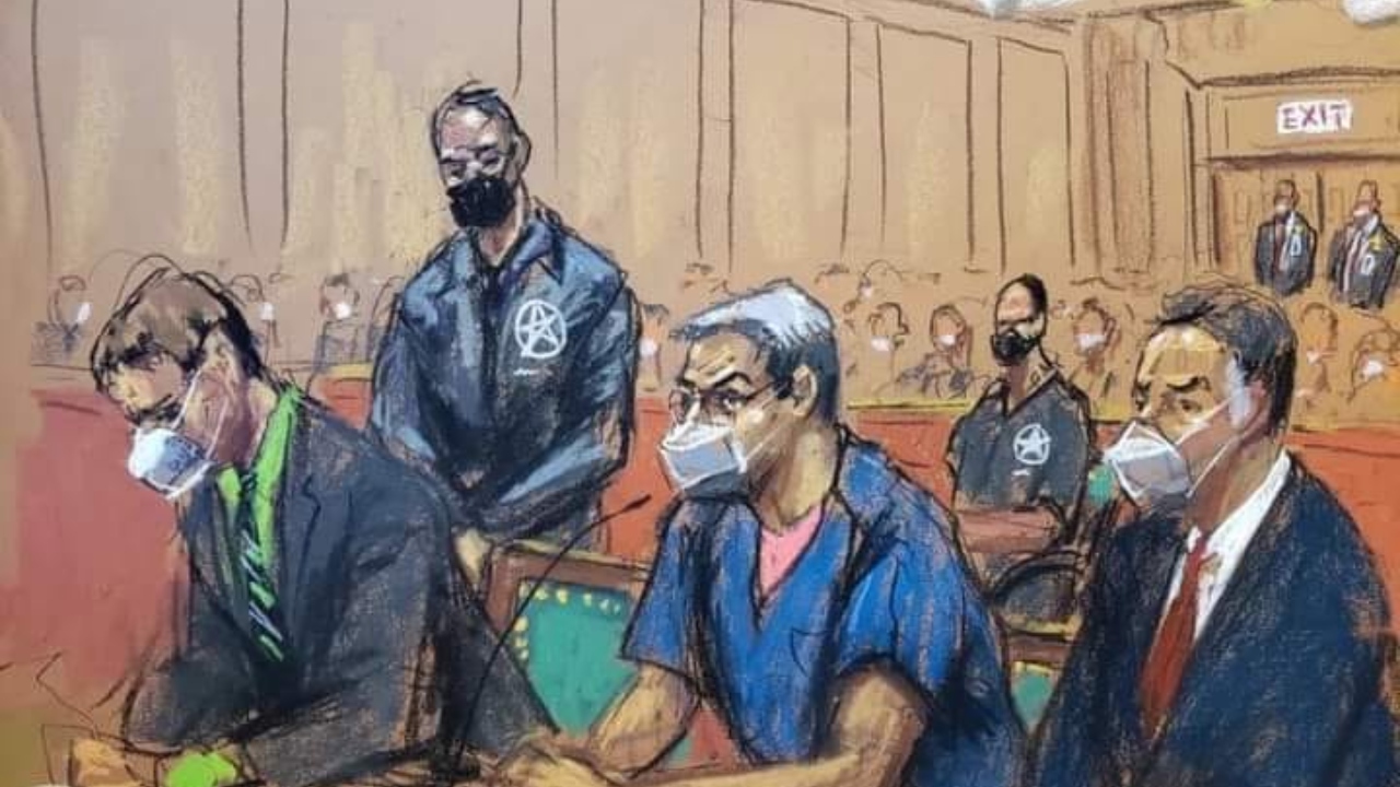 El curioso significado del uniforme azul que usó JOH al presentarse ante el juez Kevin Castel, según experto