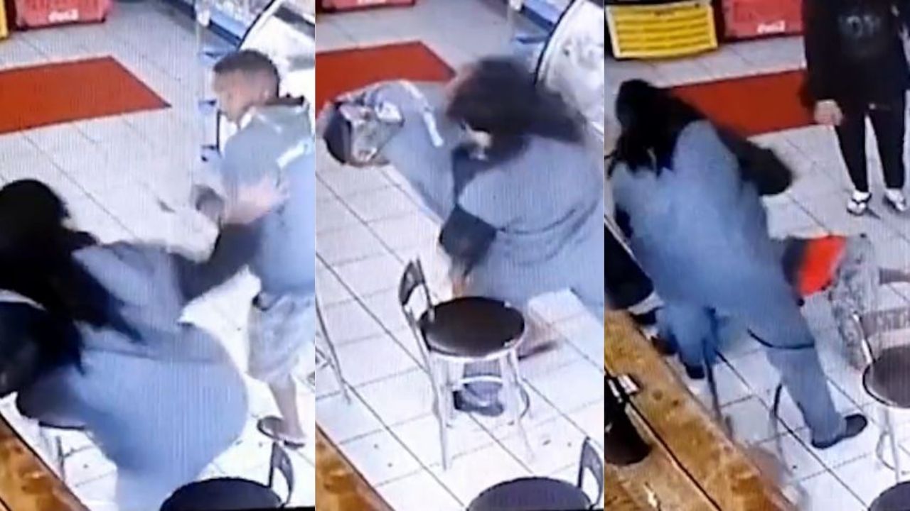 Joven da tremenda paliza a un hombre que tocó su pierna, aquí el video