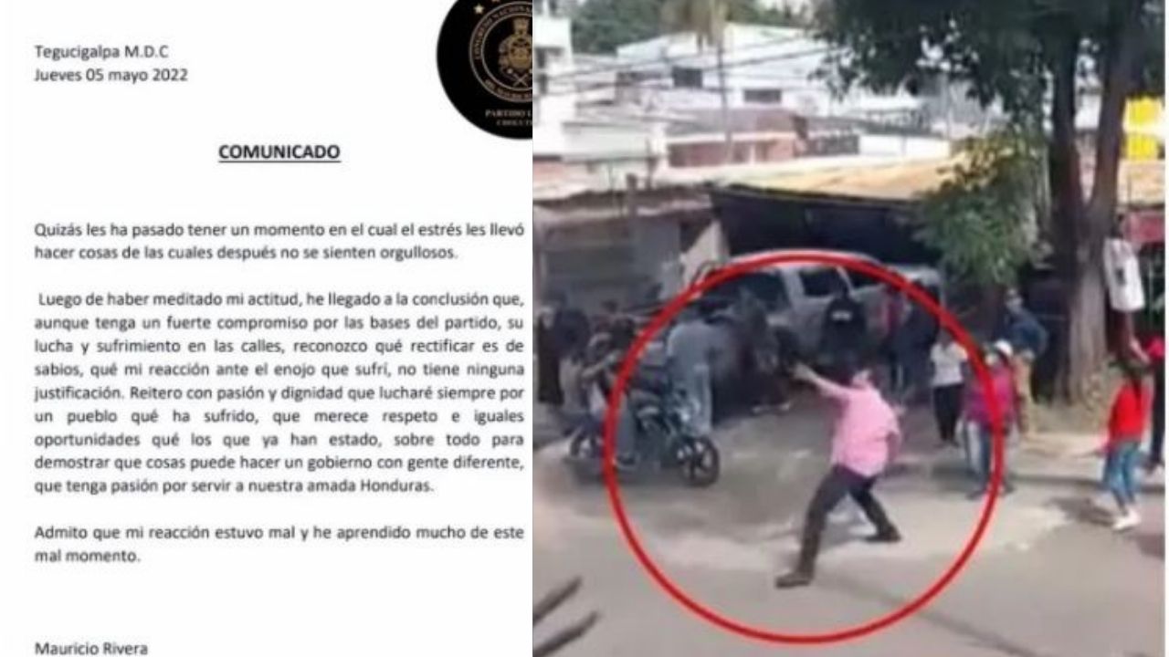 Mauricio Rivera pide disculpas por quebrar vidrios de Ciudad Mujer